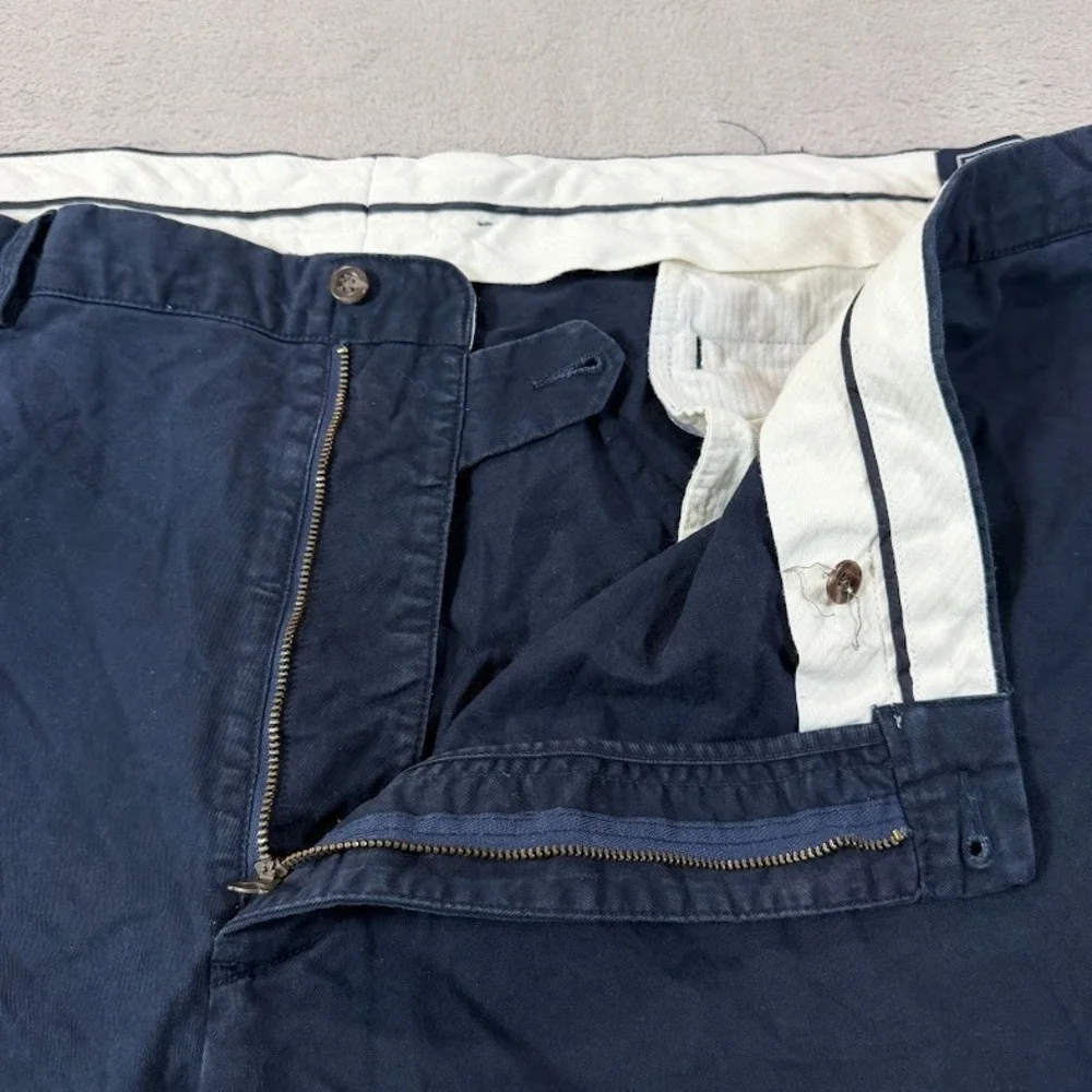 Polo Ralph Lauren Chino Pants Mens 54Bx32 Navy Classic Fit Stretch Cotton Twill
